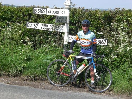 Nigel Finch training for the Coast 2 Coast bike ride
