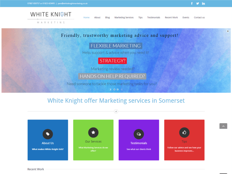 New Design Launched for White Knight Marketing