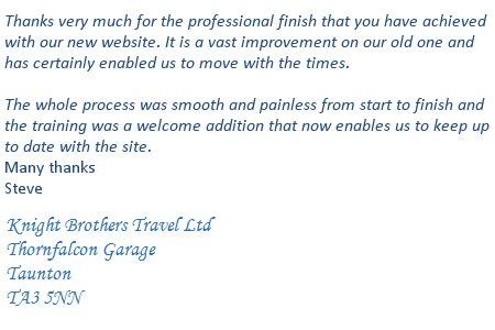 Testimonial from Steve Dyer, Knight Brothers Travel
